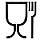 Cup/fork symbol