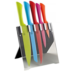 Комплект кухонных ножей Colour Original на подставке